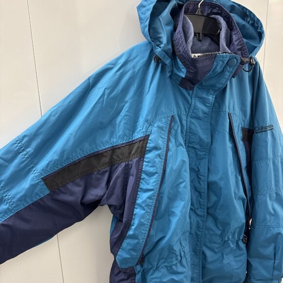 VTG Columbia Fire Ridge Womens Medium Snowboard Ski Jacket Fleece Lined 3-in-1 - Picture 2 of 13